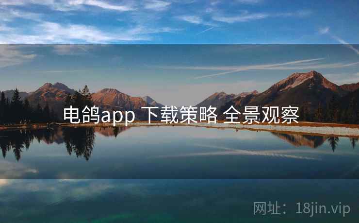 电鸽app 下载策略 全景观察
