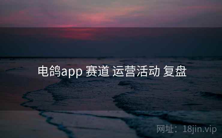 电鸽app 赛道 运营活动 复盘