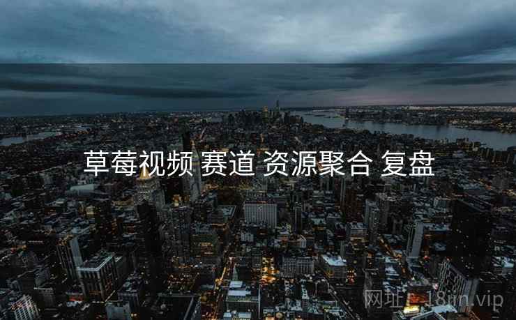 草莓视频 赛道 资源聚合 复盘